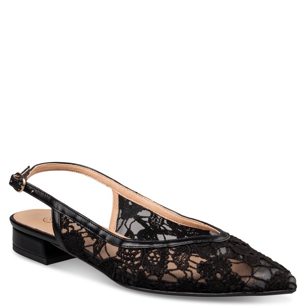 SLINGBACK LOW PUMPS