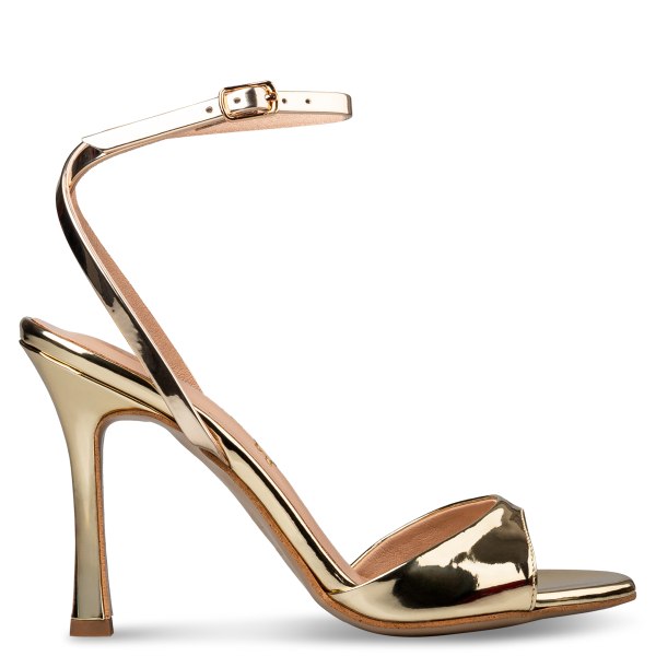 FLARED HEEL SANDALS