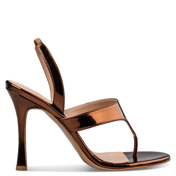 HIGH HEEL THONG SANDALS