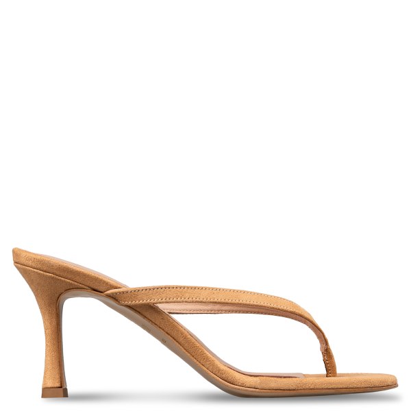 MID-HEEL THONG MULES