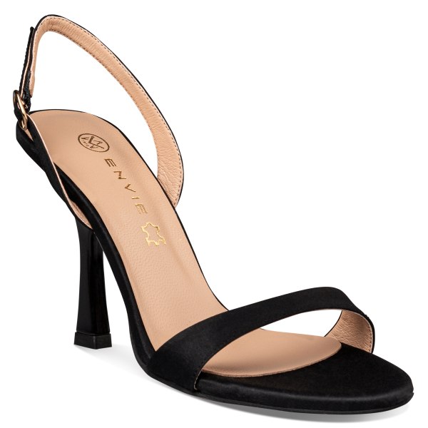 FLARED HEEL SANDALS