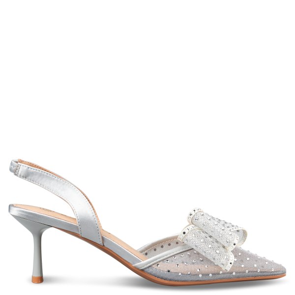 BOW-SLINGBACK PUMPS