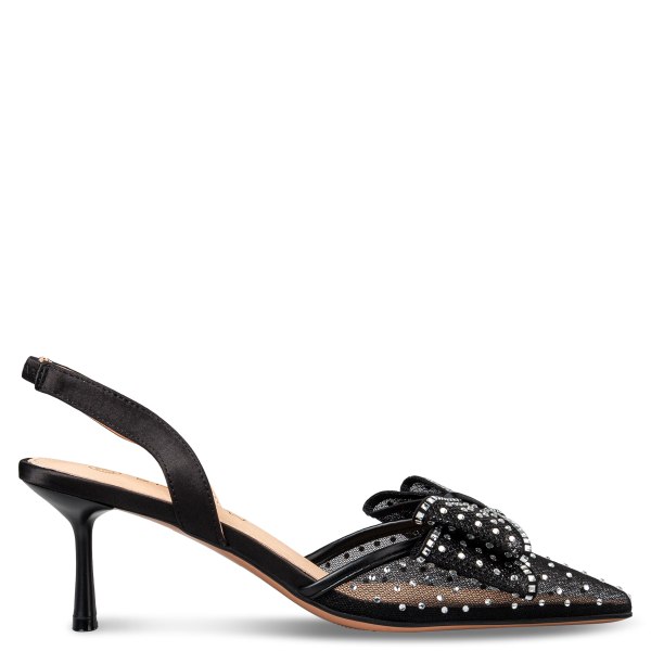 BOW-SLINGBACK PUMPS