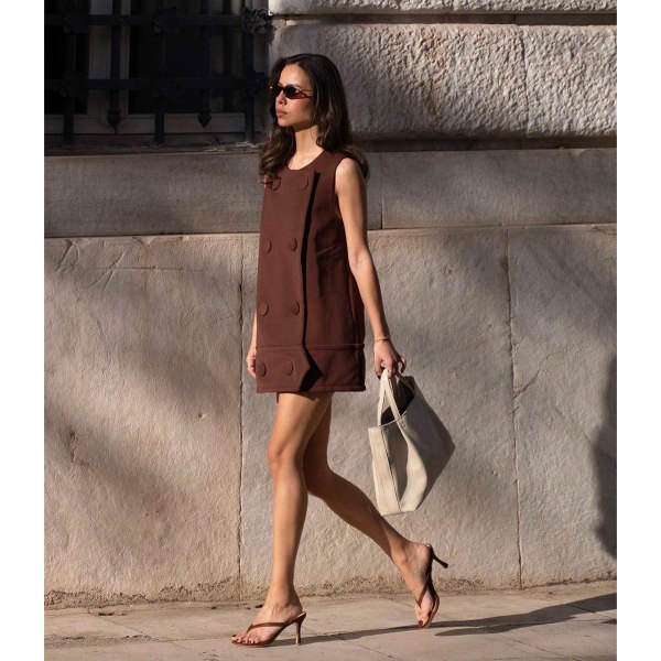  MID-HEEL THONG MULES - 7