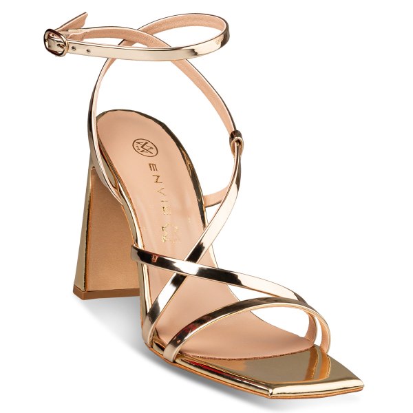 SLIM BLOCK HEEL SANDALS