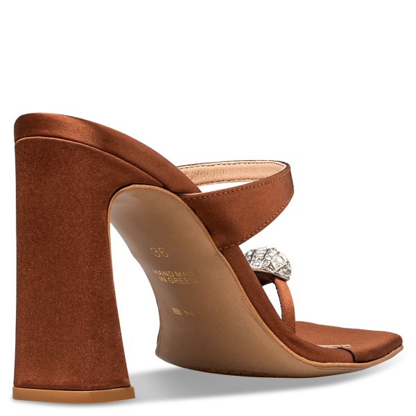 SLIM BLOCK HEEL MULES