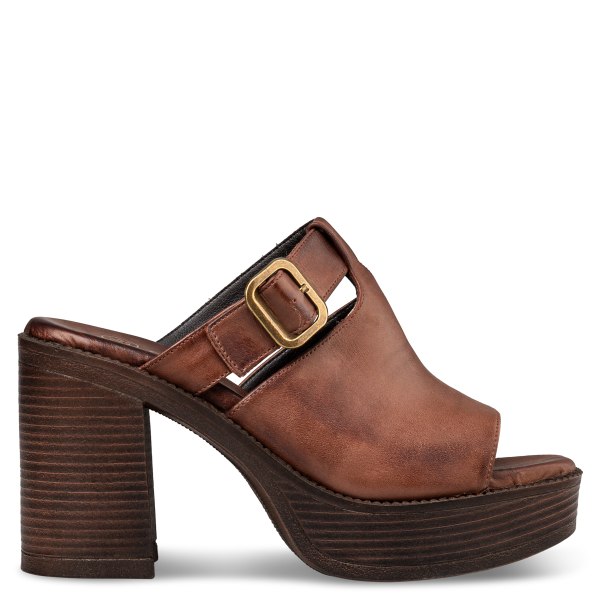 PLATFORM HEEL MULE