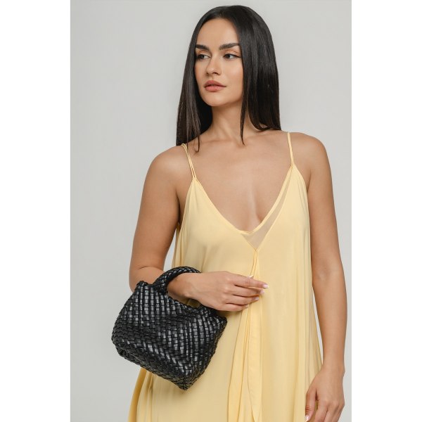 BRAIDED MINI HOBO BAG