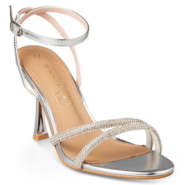 FLARED HEEL SANDALS