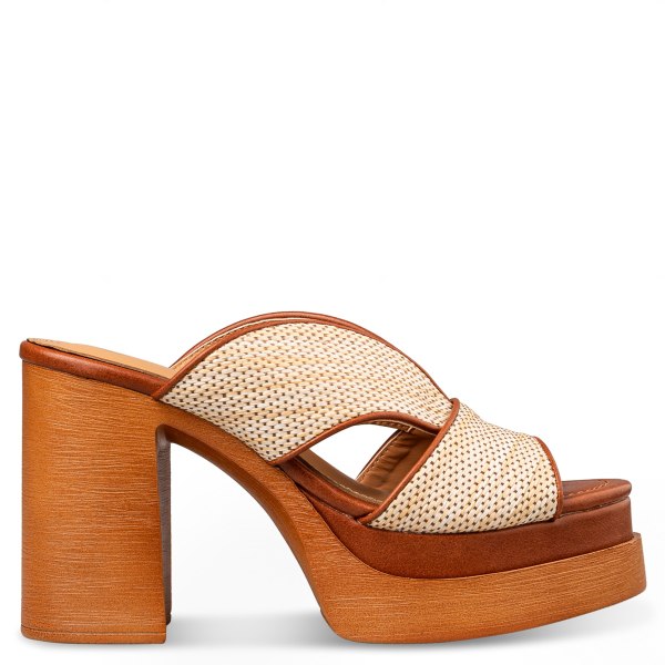 PLATFORM HEEL MULES
