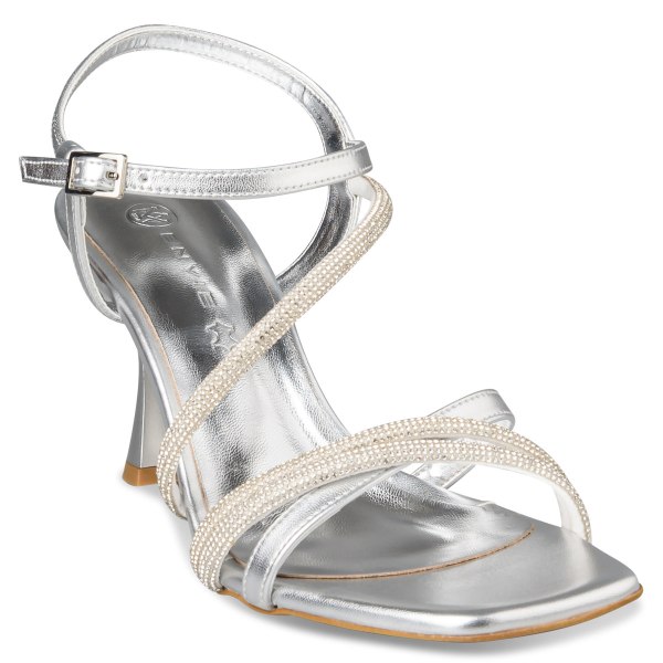 FLARED HEEL SANDALS