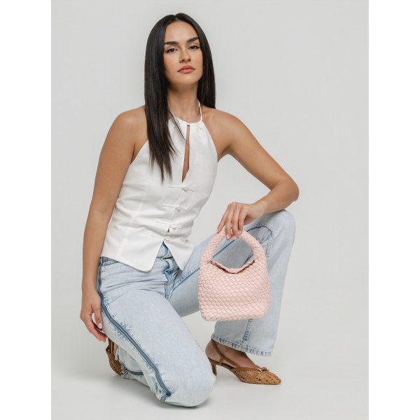 BRAIDED MINI HOBO BAG