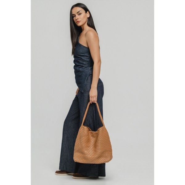 BRAIDED HOBO SHOULDER BAG
