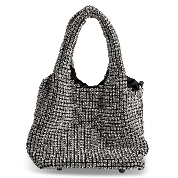 CRYSTAL MESH POUCH