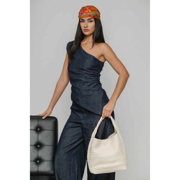 BRAIDED HOBO SHOULDER BAG