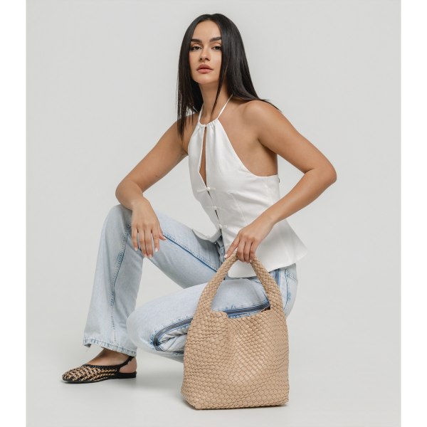 BRAIDED HOBO SHOULDER BAG