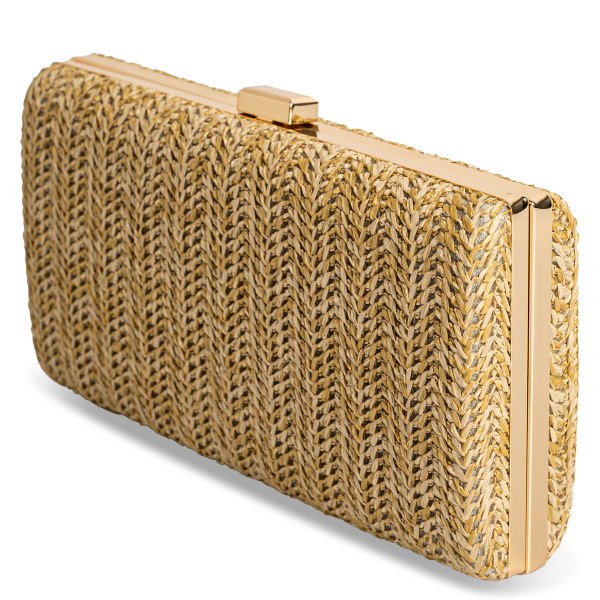  RAFFIA CLUTCH BAG - 3