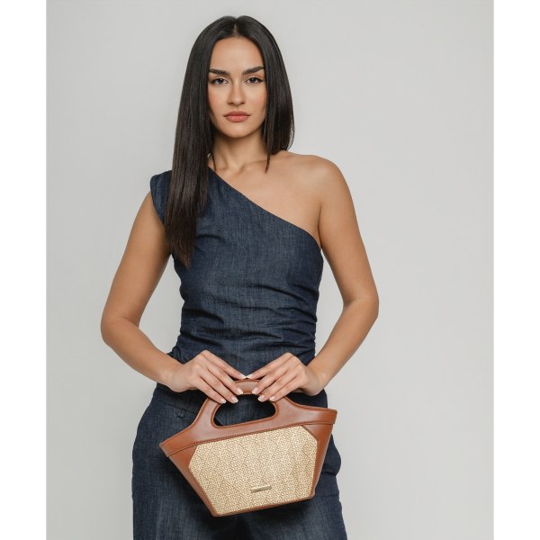 RAFFIA HAND BAG