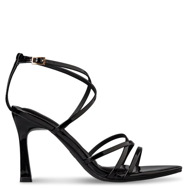 FLARED HEEL SANDALS