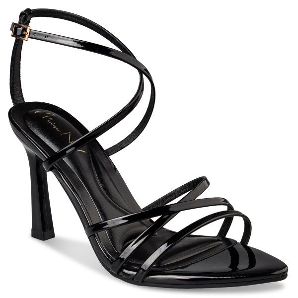 FLARED HEEL SANDALS