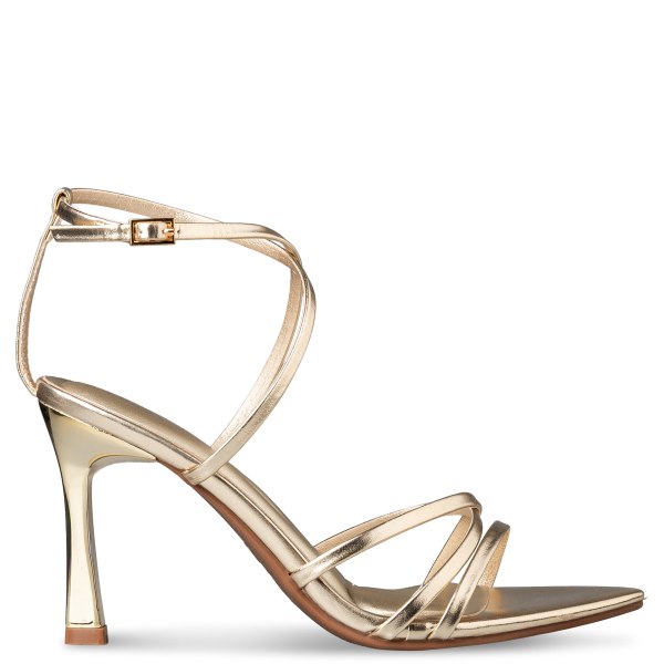 FLARED HEEL SANDALS