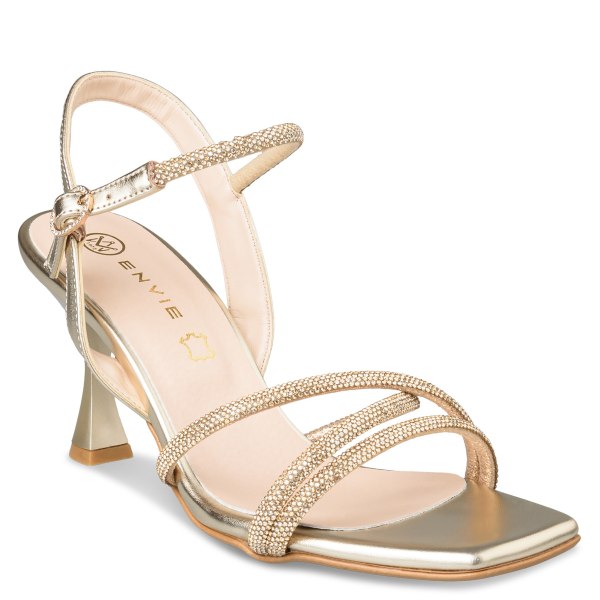 FLARED HEEL SANDALS
