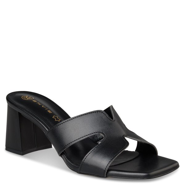 BLOCK HEEL MULES