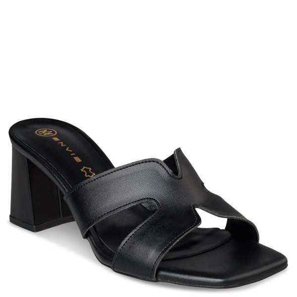 BLOCK HEEL MULES - 2
