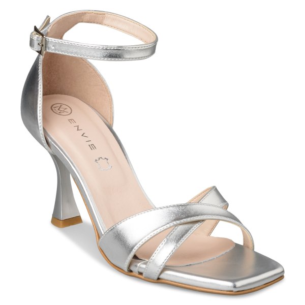 FLARED HEEL SANDALS