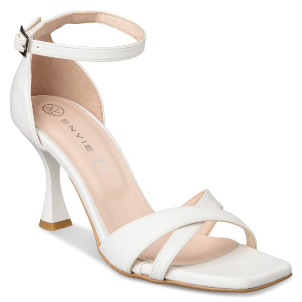 FLARED HEEL SANDALS