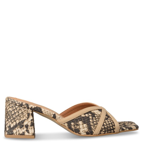 BLOCK HEEL MULES