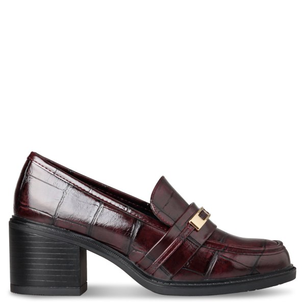 MID-HEELED LOAFERS