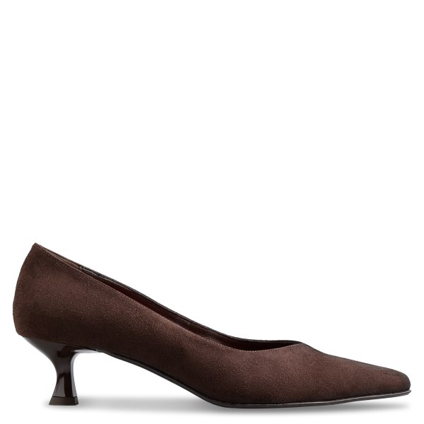 KITTEN HEEL PUMPS
