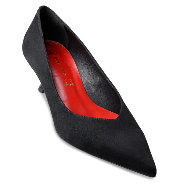 KITTEN HEEL PUMPS