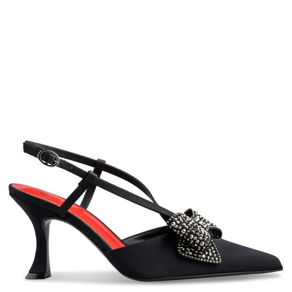BOW-SLINGBACK PUMPS