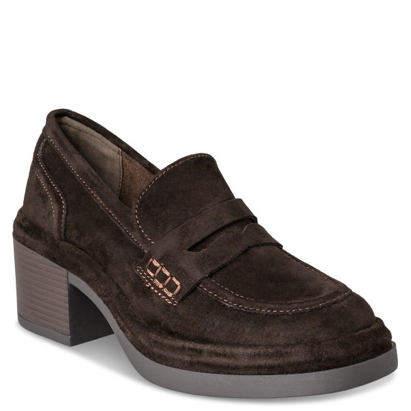 MID-HEELED LOAFERS