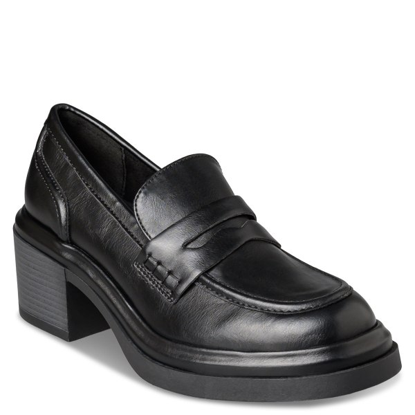 MID-HEELED LOAFERS