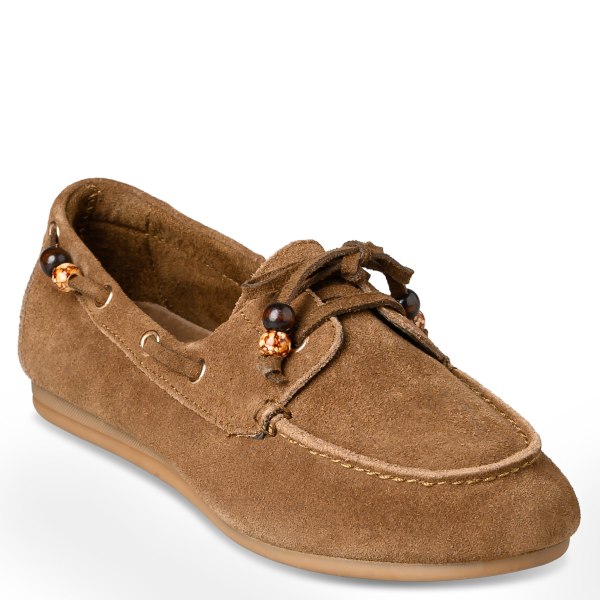 SUEDE BOAT LOAFERS