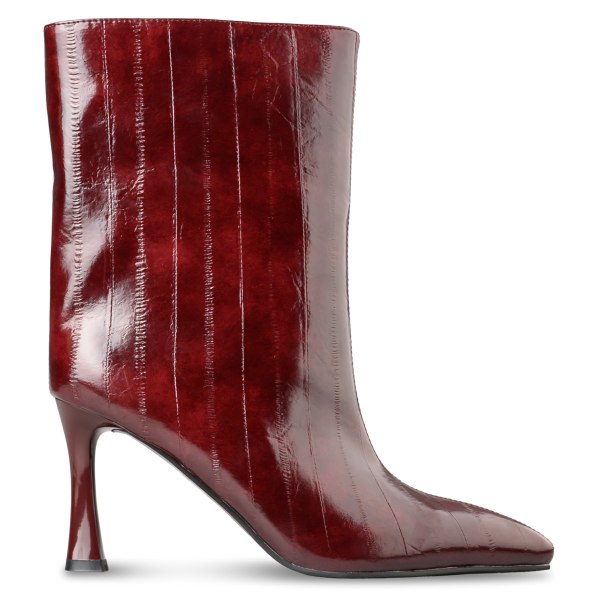 CROC-EFFECT BOOTIES