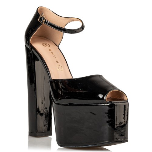 PEEP TOE PLATFORM HEEL PUMPS 2025