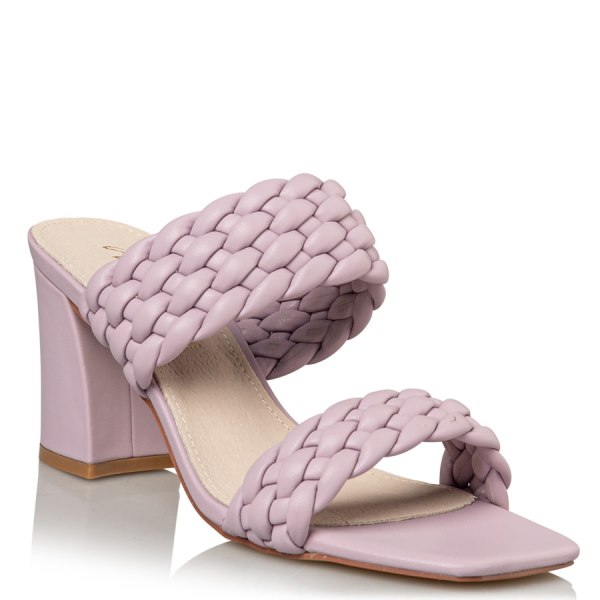 BLOCK HEEL SANDALS φωτογραφία