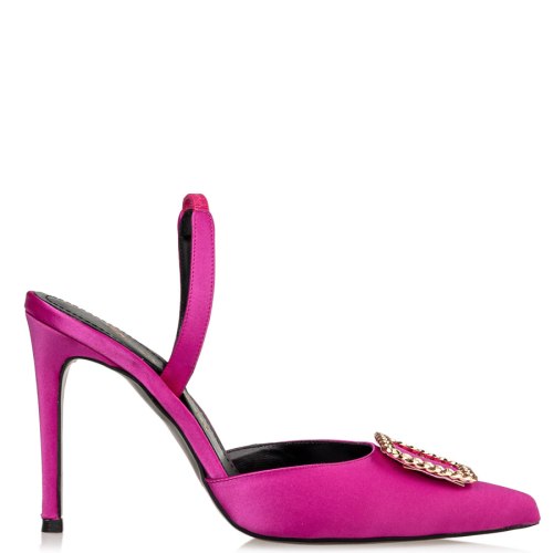  SATIN SLINGBACK PUMPS 2025