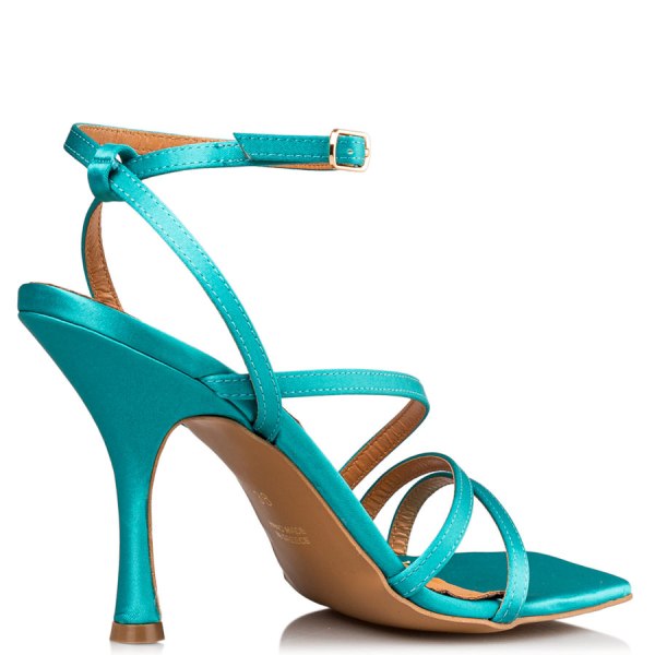  WRAPAROUND SATIN SANDALS - 3