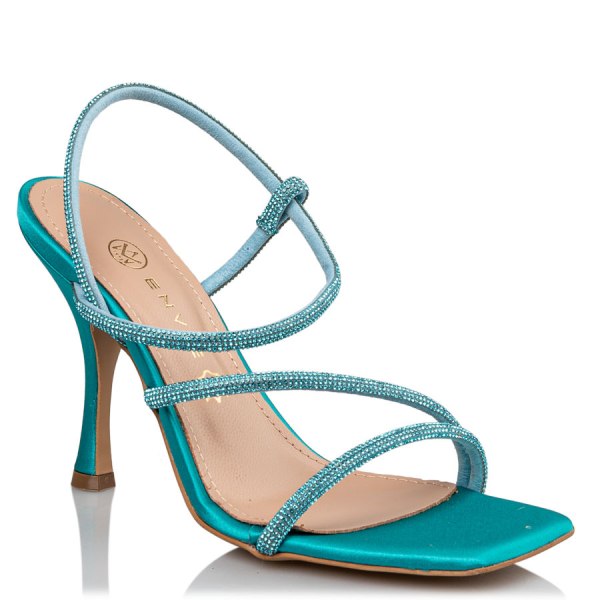 CRYSTAL EMBELLISHED SANDALS