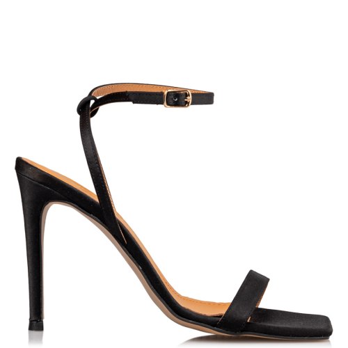  WRAPAROUND SATIN SANDALS 2025