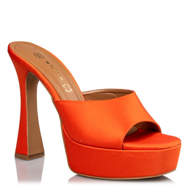HIGH HEEL PLATFORM MULES