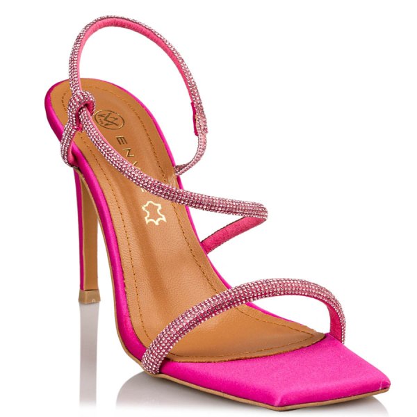 CRYSTAL EMBELLISHED SANDALS