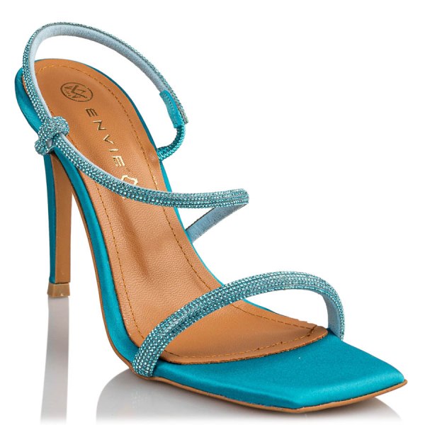 CRYSTAL EMBELLISHED SANDALS
