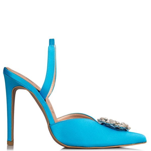  SATIN SLINGBACK PUMPS 2025