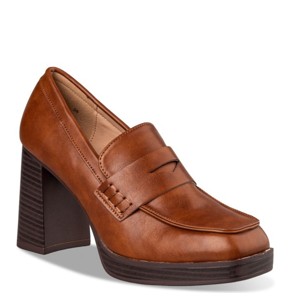 PLATFORM HEEL LOAFERS φωτογραφία